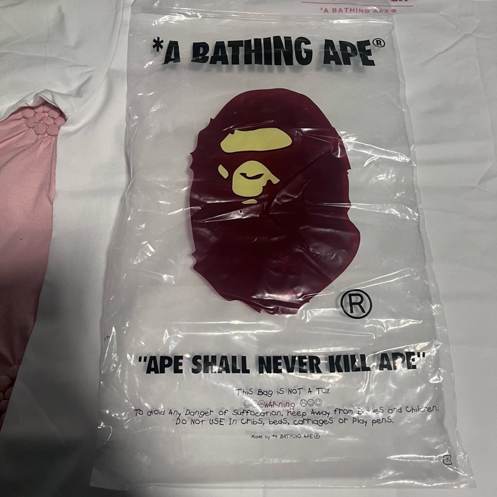 Limited edition Pink Panther X Bape t shirt men’s size small